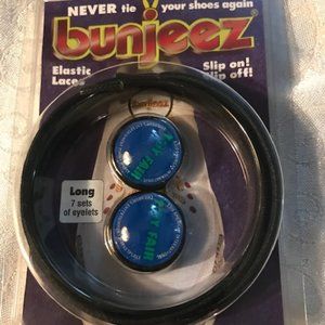 Vintage and rare 1995 Bunjeez 93rd Intl Toy Fair Giveaway Elastic laces.  New